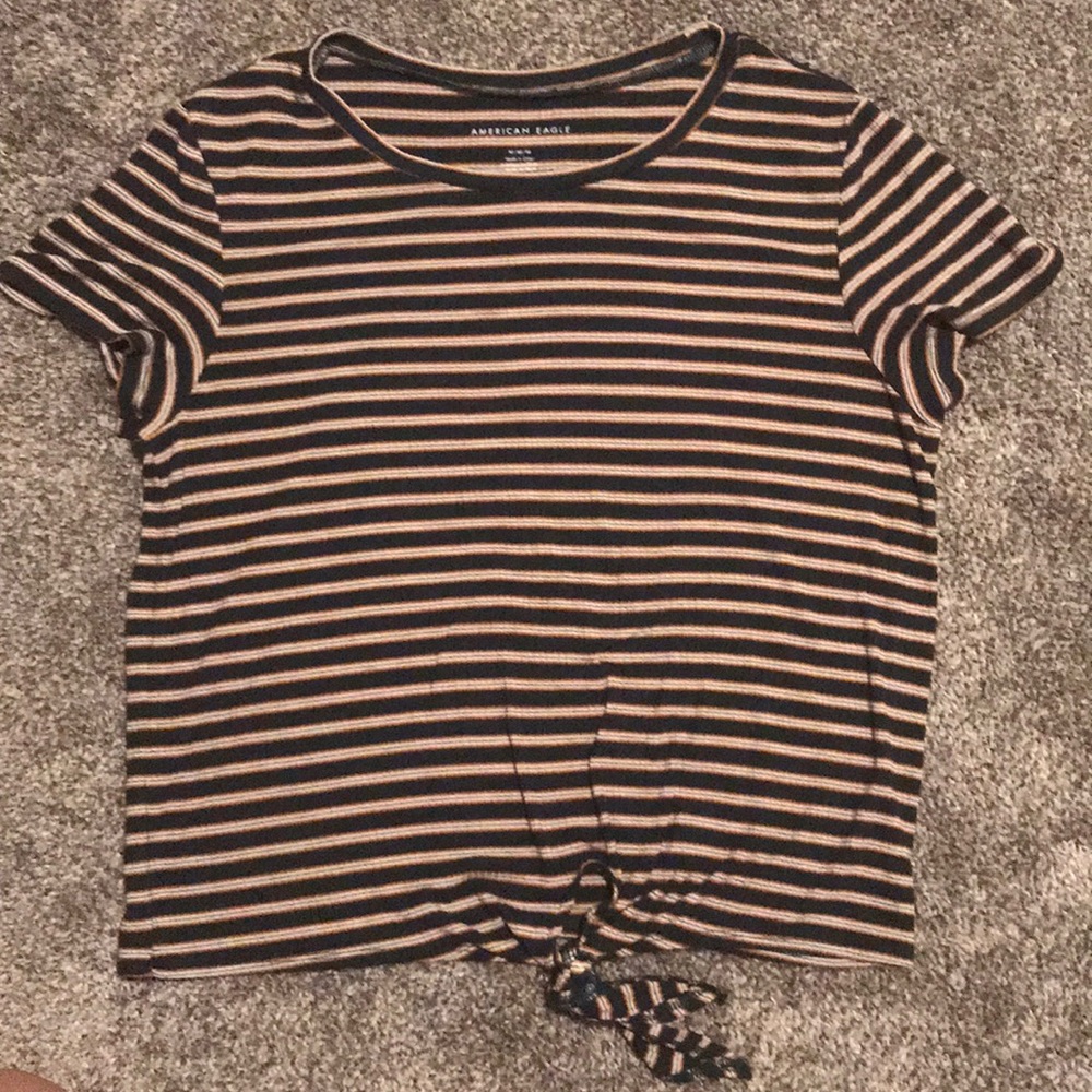 American Eagle Medium Striped Shirt